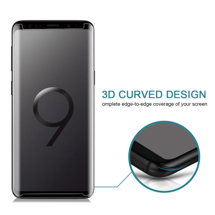 For Galaxy S9+ 9H Surface Hardness 3D Curved Edge Anti-scratch Non-full Screen HD Tempered Glass Screen Protector, Galaxy S9+ 3D, For Galaxy S9+ 3D