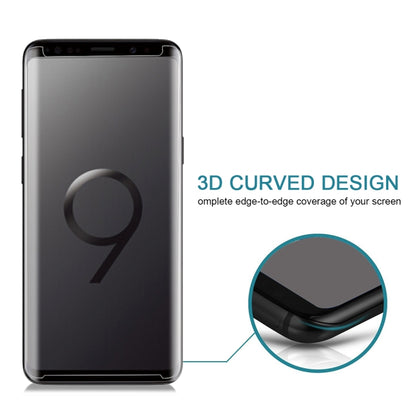 For Galaxy S9+ 9H Surface Hardness 3D Curved Edge Anti-scratch Non-full Screen HD Tempered Glass Screen Protector, Galaxy S9+ 3D, For Galaxy S9+ 3D