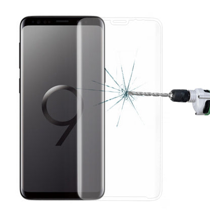 For Galaxy S9+ 9H Surface Hardness 3D Curved Edge Anti-scratch Full Screen HD Tempered Glass Screen Protector, For Galaxy S9+