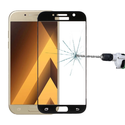 For Galaxy A7 (2017) / A720 0.33mm 9H Surface Hardness Silk-screen Full Screen Tempered Glass Screen Protector, For Galaxy A7 (2017), For Galaxy A7 (2017) 0.33mm(1 PC)