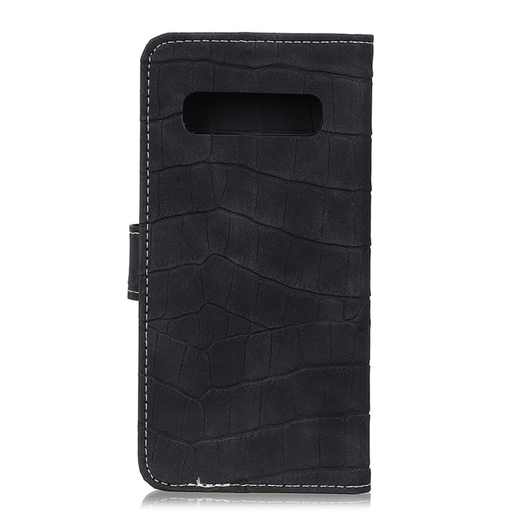 Crocodile Texture Horizontal Flip Leather Case for Galaxy S10, with Holder & Wallet & Card Slots & Photo Frame, For Galaxy S10