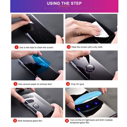 UV Liquid Curved Full Glue Tempered Glass for Galaxy Note10 Pro,Support Fingerprint Unlock, For Samsung Galaxy Note10 Pro