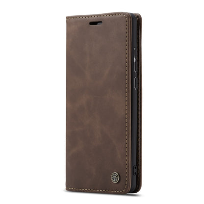 CaseMe-013 Multifunctional Retro Frosted Horizontal Flip Leather Case for Galaxy A70, with Card Slot & Holder & Zipper Wallet & Photo Frame, For Galaxy A70