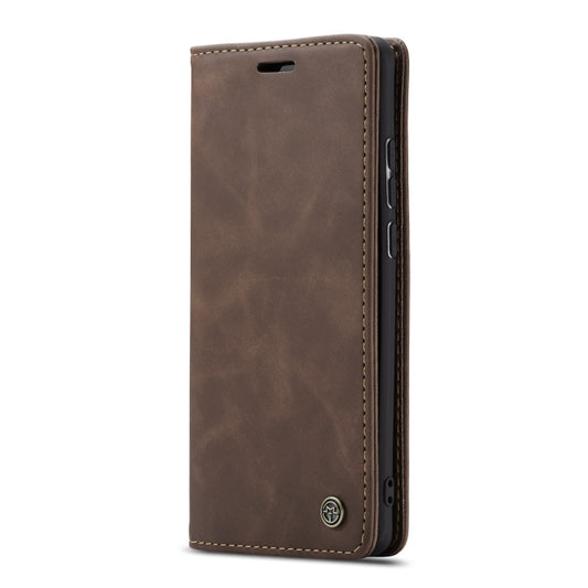 CaseMe-013 Multifunctional Retro Frosted Horizontal Flip Leather Case for Galaxy A70, with Card Slot & Holder & Zipper Wallet & Photo Frame, For Galaxy A70
