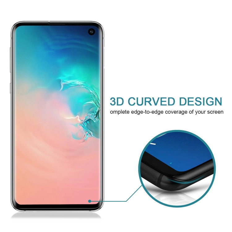 9H 3D Curved Anti-glare Full Screen Tempered Glass Film for Galaxy S10, For Galaxy S10 (3D Curved)