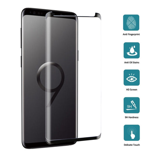 25 PCS For Galaxy S9 9H Surface Hardness 3D Curved Edge Anti-scratch Non-full Screen HD Tempered Glass Screen Protector, For Galaxy S9, Non-full (25 PCS), For Galaxy S9