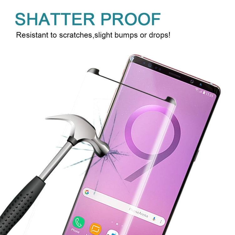 25 PCS Case Friendly Edge Glue Tempered Glass Film for Galaxy Note 9, For Galaxy Note 9 （25 PCS）