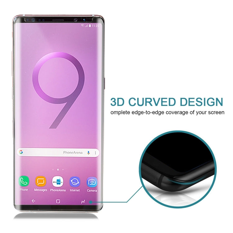 25 PCS Case Friendly Edge Glue Tempered Glass Film for Galaxy Note 9, For Galaxy Note 9 （25 PCS）