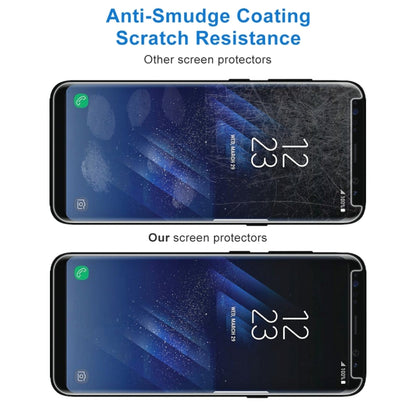 Case Friendly Screen Curved Tempered Glass Film For Galaxy S8 / G950, Galaxy S8 3D, For Galaxy S8 Black Frame