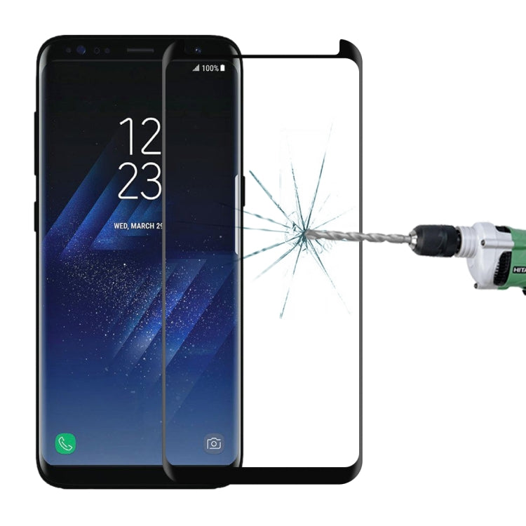 For Galaxy S8+ / G955 0.26mm 9H Surface Hardness 3D Explosion-proof Non-full Screen Curved Case Friendly Tempered Glass Film, For S8+ / G955, Galaxy S8+, For Galaxy S8+ / G955, For Galaxy S8+ / G955 Black Frame