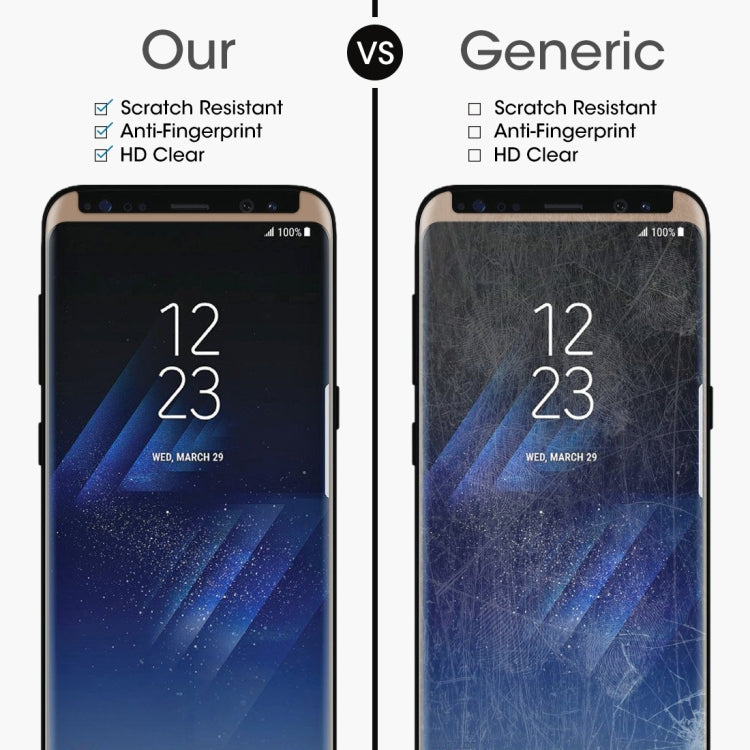 For Galaxy S8+ / G955 0.26mm 9H Surface Hardness 3D Explosion-proof Non-full Screen Curved Case Friendly Tempered Glass Film, For S8+ / G955, Galaxy S8+, For Galaxy S8+ / G955, For Galaxy S8+ / G955 Black Frame