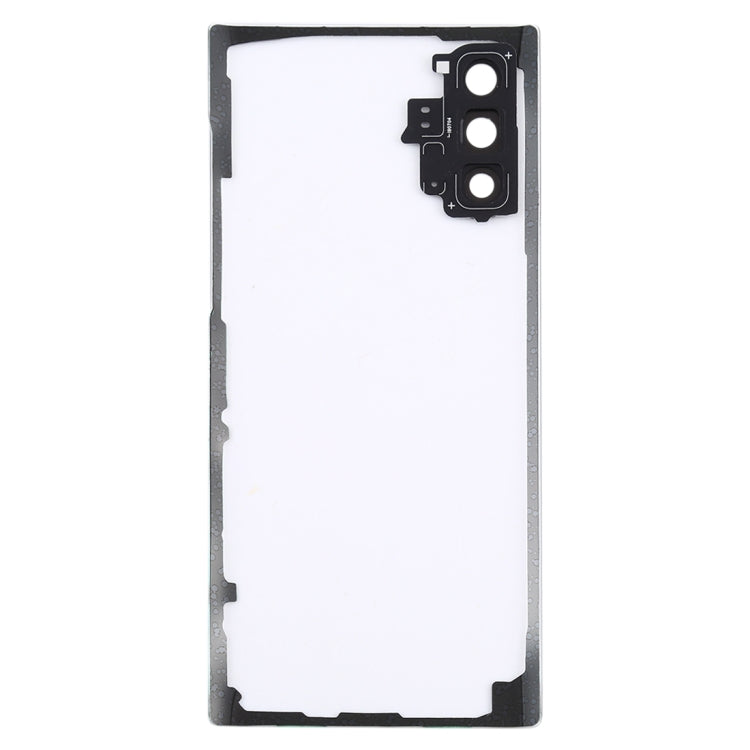 For Samsung Galaxy Note 10 N970 N9700 Transparent Battery Back Cover with Camera Lens Frame, For Galaxy Note 10