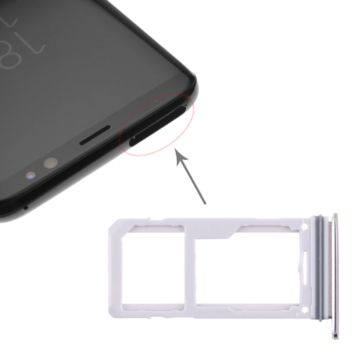 For Galaxy S8 / S8+ 2 SIM Card Tray / Micro SD Card Tray, For Galaxy S8 / S8+, For Samsung Galaxy S8 (Double), For Samsung Galaxy S8(Double), For Galaxy S8 / S8+(Double  SIM)