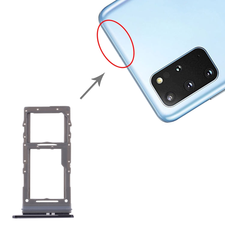For Samsung Galaxy S20+ / Galaxy S20 Ultra SIM Card Tray + Micro SD Card Tray, For Samsung Galaxy S20+(Single), For Samsung Galaxy S20+(Single SIM)