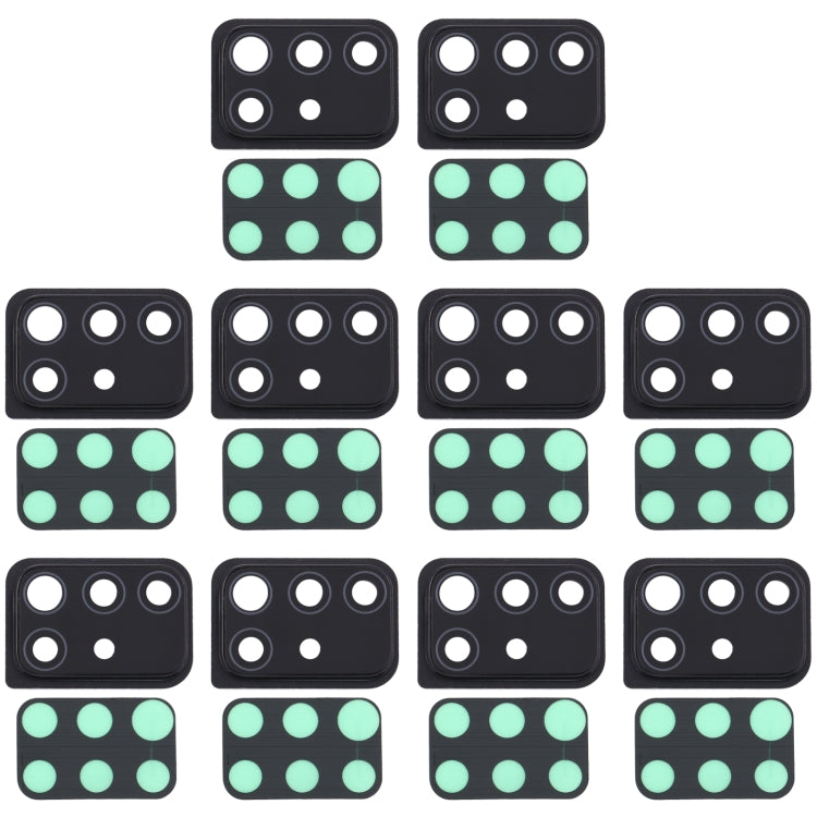 For Samsung Galaxy A51 10pcs Camera Lens Cover, For Samsung Galaxy A51