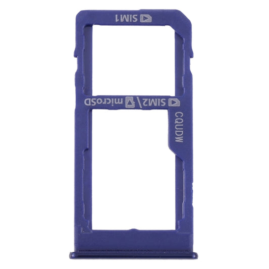 For Samsung Galaxy M40 SM-M405 SIM Card Tray + SIM Card Tray / Micro SD Card Tray, For Samsung Galaxy M40 (dual card), For Samsung Galaxy M40 (dual card) (Baby Blue)