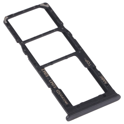 For Samsung Galaxy A12 SM-A125 SIM Card Tray + SIM Card Tray + Micro SD Card Tray, For Samsung Galaxy A12 (Dual Card)