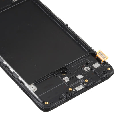 OLED Material LCD Screen and Digitizer Full Assembly with Frame for Samsung Galaxy A71 SM-A715(6.39 inch), For Samsung Galaxy A716.39 inch (OLED)