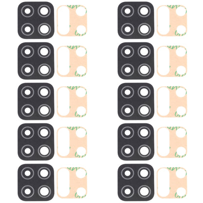 For Samsung Galaxy M12 SM-M127 10pcs Back Camera Lens, For Samsung Galaxy M12