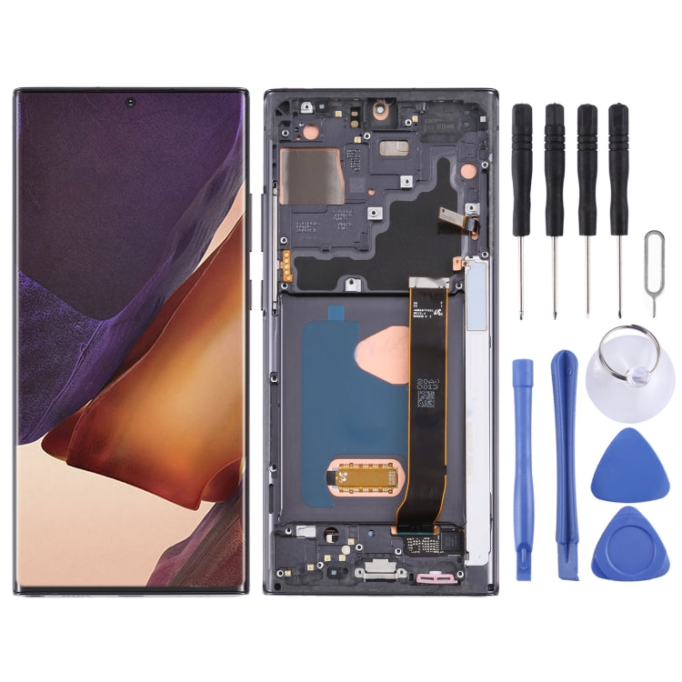 LCD Screen and Digitizer Full Assembly With Frame for Samsung Galaxy Note20 Ultra SM-N986 5G Version , For Samsung Galaxy Note20 Ultra (5G), For Samsung Galaxy Note20 Ultra(5G)