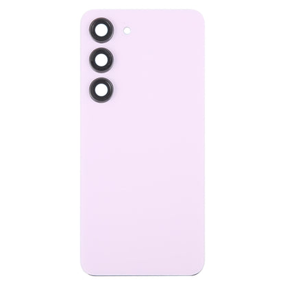For Samsung Galaxy S23 SM-S911B OEM Glass Battery Back Cover with Camera Lens Frame, For Samsung Galaxy S23 (with Camera Cover)