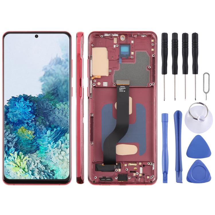 For Samsung Galaxy S20+ SM-G985F 6.58 inch TFT LCD Screen Digitizer Full Assembly with Frame, Not Supporting Fingerprint Identification, For Samsung Galaxy S20+ SM-G985F 6.58 inch(Not Fingerprint)