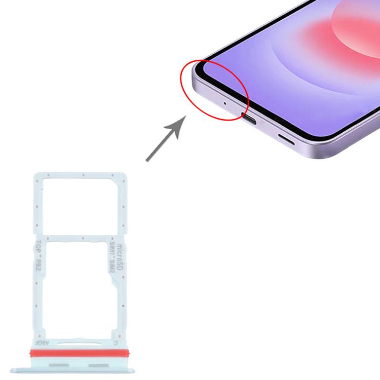 For Samsung Galaxy A27 SM-A276B Original SIM + SIM Card Tray, For Samsung Galaxy A27(Original, Dual Card)