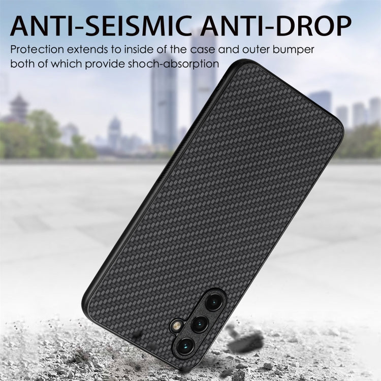 Carbon Fiber Texture Leather Back Cover Phone Case, For Samsung Galaxy A14 5G, For Samsung Galaxy A22 4G, For Samsung Galaxy A22 5G, For Samsung Galaxy A32 5G, For Samsung Galaxy A51 5G, For Samsung Galaxy A54 5G