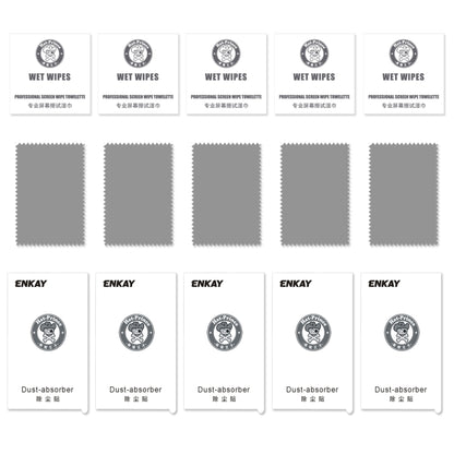 5 PCS ENKAY Hat-Prince 0.26mm 2.5D 9H Tempered Glass Protective Film for Samsung Galaxy A40