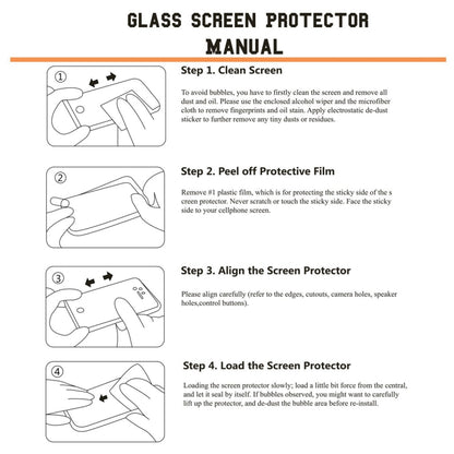 10 PCS ENKAY Hat-prince 0.26mm 9H 2.5D Curved Edge Tempered Glass Film for Galaxy A80