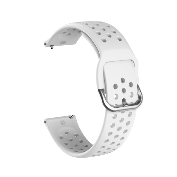 20mm For Huami Amazfit GTS / Samsung Galaxy Watch Active 2 / Huawei Watch GT2 42MM Breathable Porous Strap with Inner Buckle