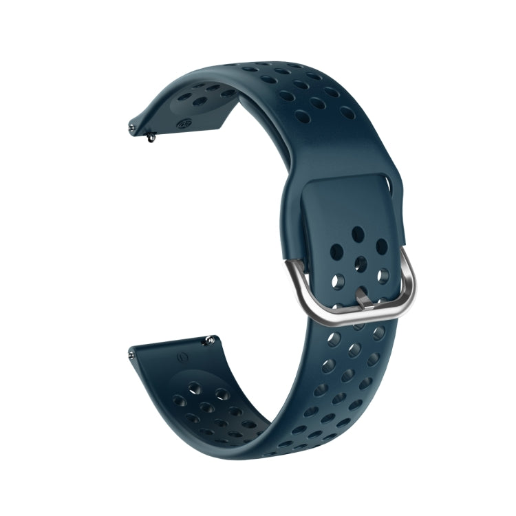 20mm For Huami Amazfit GTS / Samsung Galaxy Watch Active 2 / Huawei Watch GT2 42MM Breathable Porous Strap with Inner Buckle
