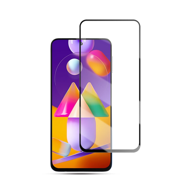 For Samsung Galaxy M31S mocolo 0.33mm 9H 2.5D Full Glue Tempered Glass Film, For Samsung Galaxy M31S