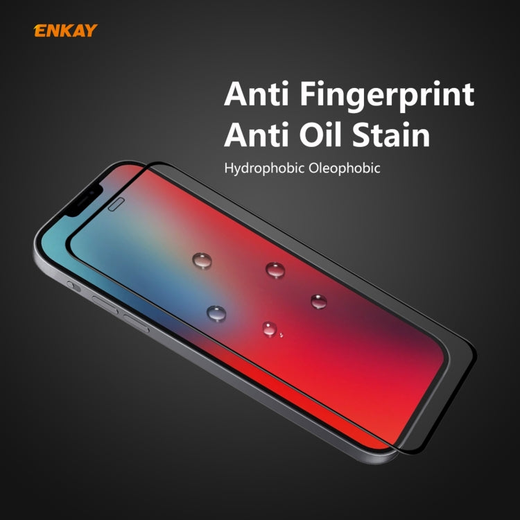 ENKAY Hat-Prince 0.26mm 9H 6D Curved Full Coverage Tempered Glass Protector, For iPhone 12 mini, For iPhone 12 / 12 Pro, For iPhone 12 Pro Max