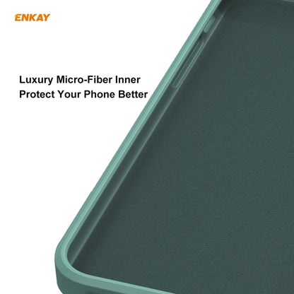 For iPhone 12 Hat-Prince ENKAY ENK-PC068 Liquid Silicone Straight Edge Shockproof Protective Case, For iPhone 12
