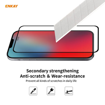 For iPhone 11 Pro Hat-Prince ENKAY ENK-PC0652 Liquid Silicone Straight Edge Shockproof Protective Case + 0.26mm 9H 2.5D Full Glue Full Coverage Tempered Glass Protector Film, For iPhone 11 Pro