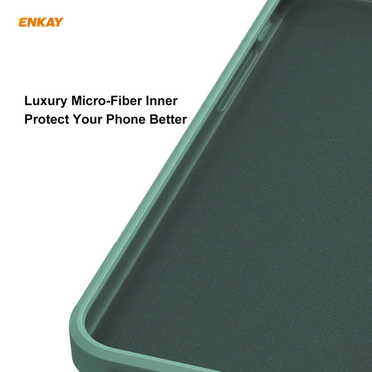ENKAY ENK-PC071 Hat-Prince Liquid Silicone Straight Edge Shockproof Protective Case For iPhone XS / X, For iPhone XS