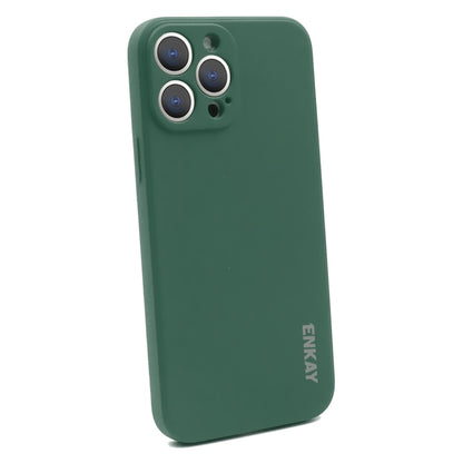 Hat-Prince ENKAY Liquid Silicone Shockproof Protective Case Cover for iPhone 13 Pro, For iPhone 13 Pro