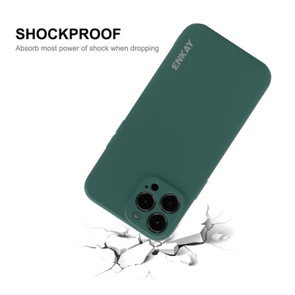 Hat-Prince ENKAY Liquid Silicone Shockproof Protective Case Cover  for iPhone 13 Pro Max, For iPhone 13 Pro Max