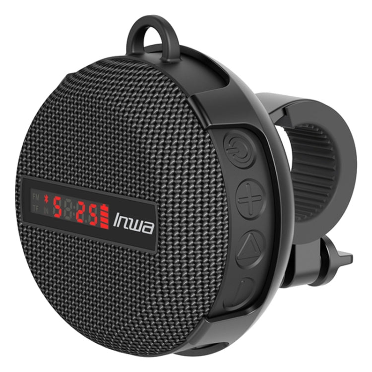 BT368 LED Digital Display Bluetooth Speaker Outdoor Portable IPX65 Waterproof Support Hands-free / TF Card