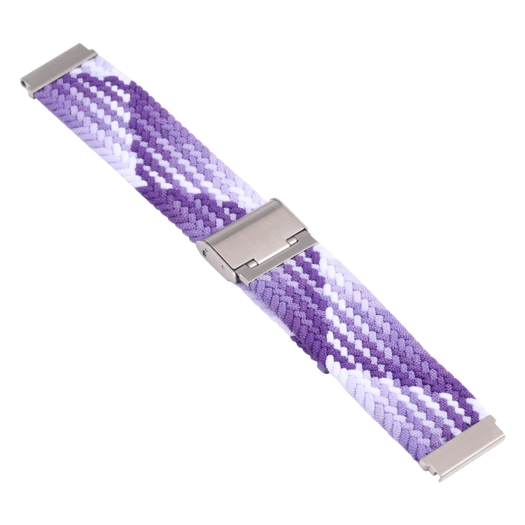 Nylon Braided Metal Buckle Strap for Galaxy Watch 4 20mm, 20mm