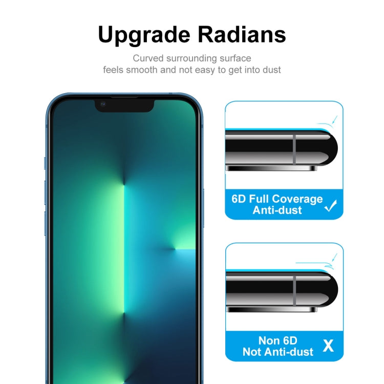 ENKAY Hat-Prince Full Glue Tempered Glass 6D Full Coverage Anti-scratch Protector for iPhone 13 mini, For iPhone 13 mini 1pcs, For iPhone 13 mini 2pcs, For iPhone 13 mini 5pcs
