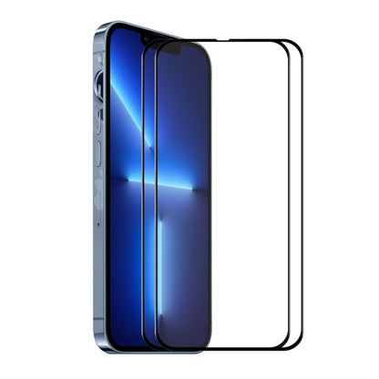 ENKAY Hat-Prince Full Glue Tempered Glass 6D Full Coverage Anti-scratch Protector for iPhone 13 Pro Max, 1pcs, 2pcs, 5pcs