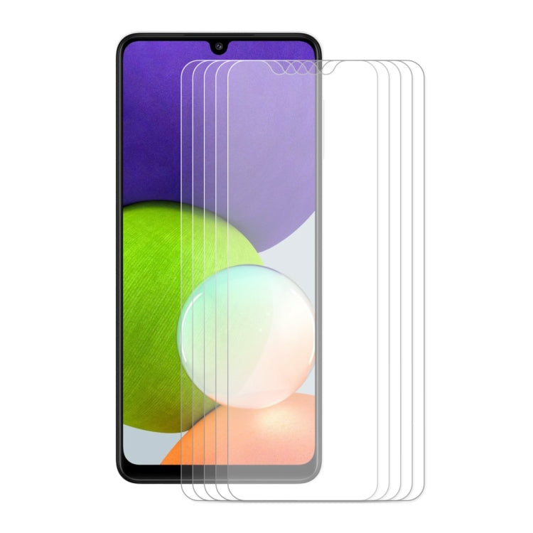 5 PCS For Samsung Galaxy A32 4G ENKAY Hat-Prince 0.26mm 9H 2.5D Curved Edge Tempered Glass Screen Film, For Samsung Galaxy A32 4G(5 PCS)