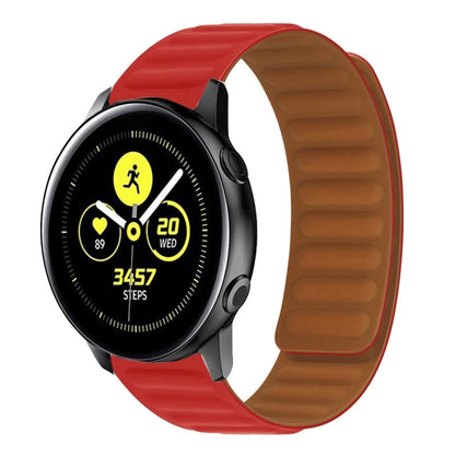 Silicone Magnetic Watch Strap, For Samsung Galaxy Watch 3 41MM R850, For Samsung Galaxy Gear Sport, For Samsung Galaxy Watch Active