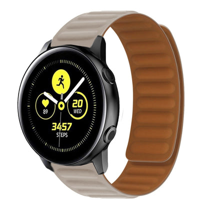 Silicone Magnetic Watch Strap, For Samsung Galaxy Watch 3 41MM R850, For Samsung Galaxy Gear Sport, For Samsung Galaxy Watch Active