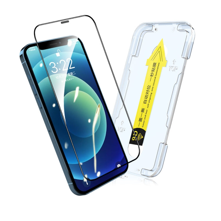 ENKAY Quick Stick Tempered Glass Film, For iPhone 12 mini, For iPhone 12 / 12 Pro, For iPhone 12 Pro Max