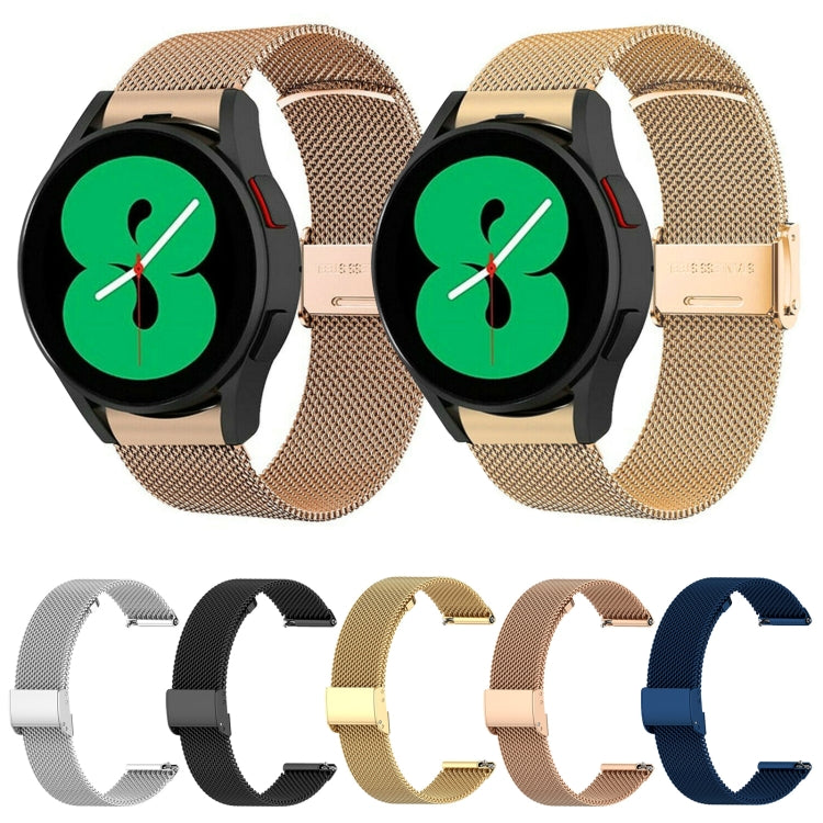 Milan Metal Steel Mesh One Buckle Strap, For Samsung Galaxy Gear S3, For Samsung Galaxy Gear 2 R380, For Samsung Galaxy Gear2 Neo R381, For Samsung Galaxy Live SM-R382