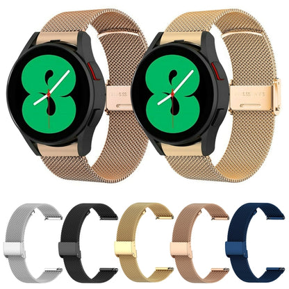 Milan Metal Steel Mesh One Buckle Strap, For Samsung Galaxy Gear S3, For Samsung Galaxy Gear 2 R380, For Samsung Galaxy Gear2 Neo R381, For Samsung Galaxy Live SM-R382