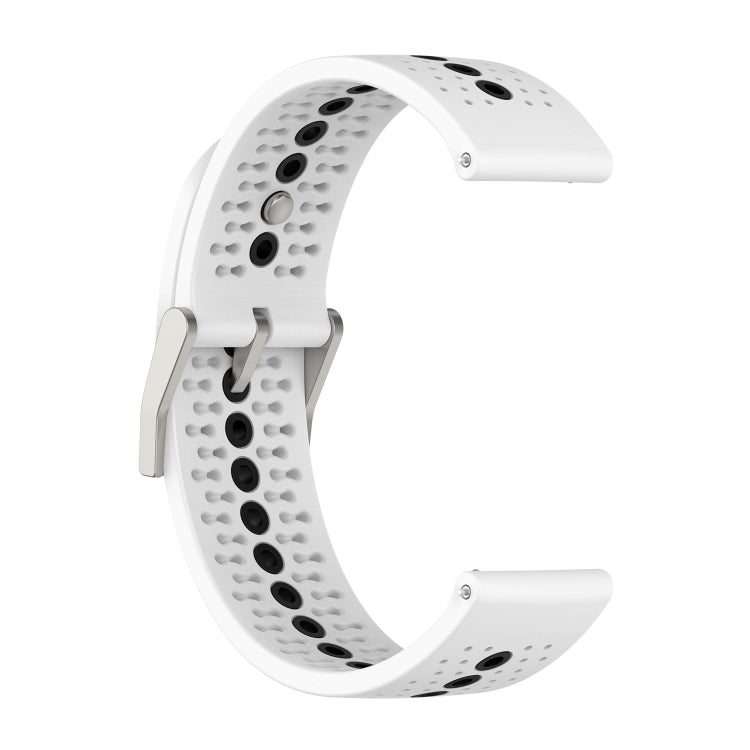 Two-Color Silicone Breathable Strap, For Samsung Gear S2 Classic, For Samsung Galaxy Gear Sport
